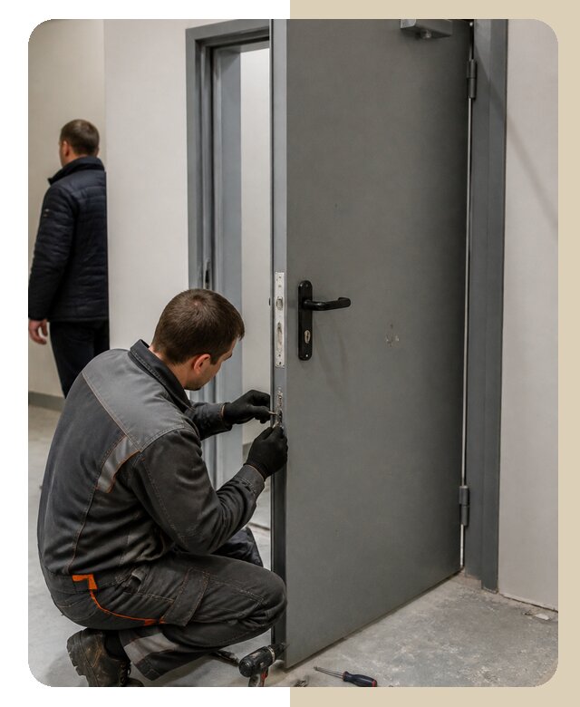 Ремонт противопожарной двери в Великом Устюге по цене 6616 р. | ДвериЛегко-Влс